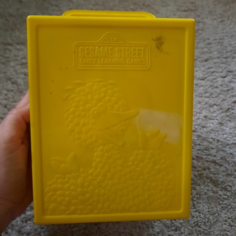 Vintage 1989 Sesame Street Early Learning Games 20 Set Educational Flash Cards